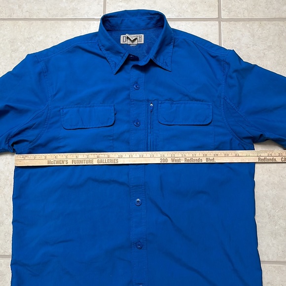 Mens Medium Blue Duluth Vented coolplus button shirt - Picture 7 of 10